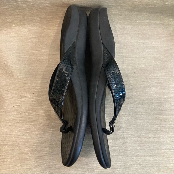 VIONIC  Sz 10 Tide II Slip On Sequin Biomechanical Comfort Footbed Sandals - Picture 5 of 8